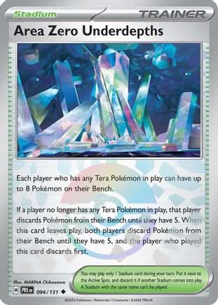 Area Zero Underdepths (Poke Ball Pattern) - SV Prismatic Evolutions Holofoil