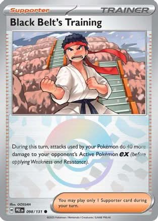 Black Belt's Training (Poke Ball Pattern) - SV Prismatic Evolutions Holofoil