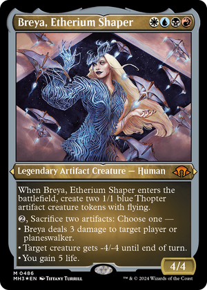 Breya, Etherium Shaper (Foil Etched) (MH3-486) - Modern Horizons 3 Foil - Poke-Collect