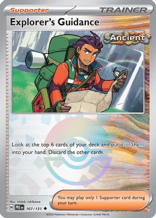 Explorer's Guidance (Poke Ball Pattern) 107 - SV Prismatic Evolutions Holofoil - Poke-Collect