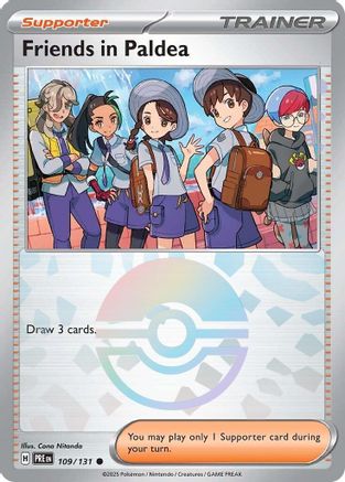 Friends in Paldea - 109/131 (Poke Ball Pattern) 109 - SV Prismatic Evolutions Holofoil - Poke-Collect