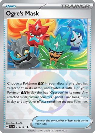 Ogre's Mask (Poke Ball Pattern) 118 - SV Prismatic Evolutions Holofoil - Poke-Collect