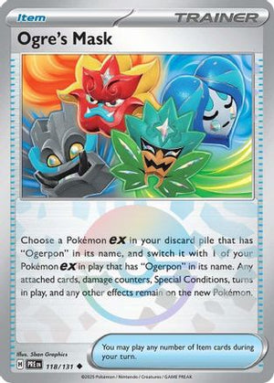 Ogre's Mask (Poke Ball Pattern) 118 - SV Prismatic Evolutions Holofoil - Poke-Collect