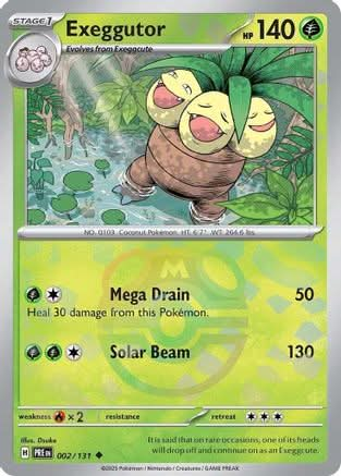 Exeggutor (Master Ball Pattern) - SV Prismatic Evolutions Holofoil