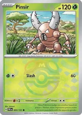 Pinsir (Master Ball Pattern) - SV Prismatic Evolutions Holofoil