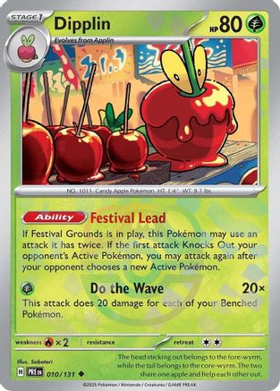 Dipplin (Master Ball Pattern) 10 - SV Prismatic Evolutions Holofoil - Poke-Collect