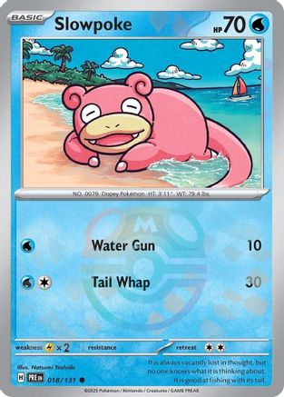 Slowpoke (Master Ball Pattern) - SV Prismatic Evolutions Holofoil - Poke-Collect