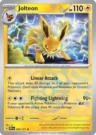 Jolteon (Master Ball Pattern) - SV Prismatic Evolutions Holofoil