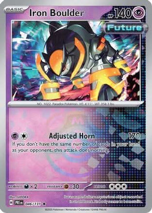 Iron Boulder (Master Ball Pattern) - SV Prismatic Evolutions Holofoil