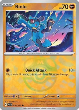 Riolu (Master Ball Pattern) - SV Prismatic Evolutions Holofoil