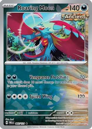 Roaring Moon (Master Ball Pattern) - SV Prismatic Evolutions Holofoil