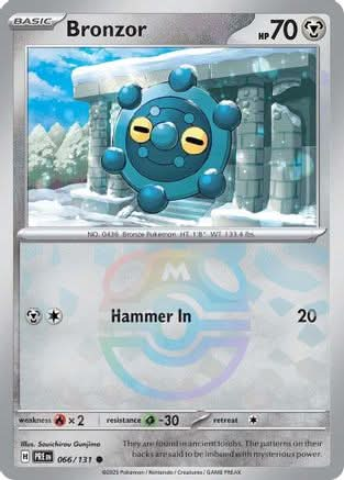 Bronzor (Master Ball Pattern) - SV Prismatic Evolutions Holofoil