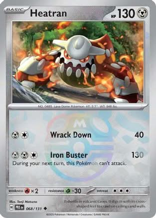 Heatran (Master Ball Pattern) - SV Prismatic Evolutions Holofoil