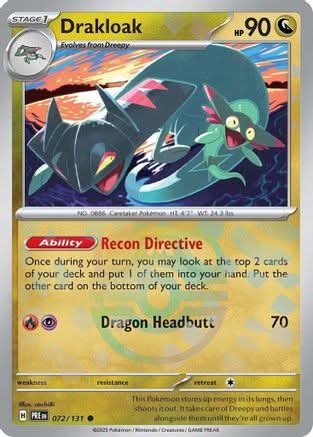 Drakloak (Master Ball Pattern) - SV Prismatic Evolutions Holofoil