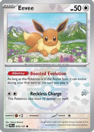 Eevee (Master Ball Pattern) - SV Prismatic Evolutions Holofoil