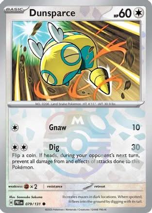 Dunsparce (Master Ball Pattern) - SV Prismatic Evolutions Holofoil