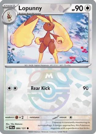 Lopunny (Master Ball Pattern) - SV Prismatic Evolutions Holofoil