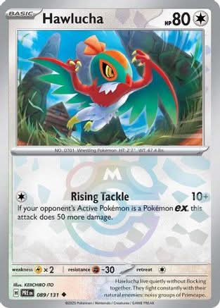 Hawlucha (Master Ball Pattern) - SV Prismatic Evolutions Holofoil