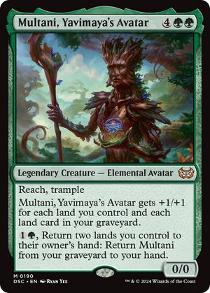 Multani, Yavimaya's Avatar (DSC-190) - Duskmourn: House of Horror Commander - Poke-Collect
