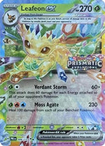 Leafeon ex - 006/131 (Prismatic Evolutions Stamp) 6 - Miscellaneous Cards & Products Holofoil - Poke-Collect