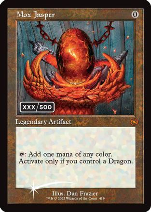 Mox Jasper (Serial Numbered) (TDM-419) - Tarkir: Dragonstorm Foil - Poke-Collect