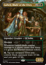 Lathril, Blade of the Elves (FDN-349) - Foundations (Borderless) - Poke-Collect