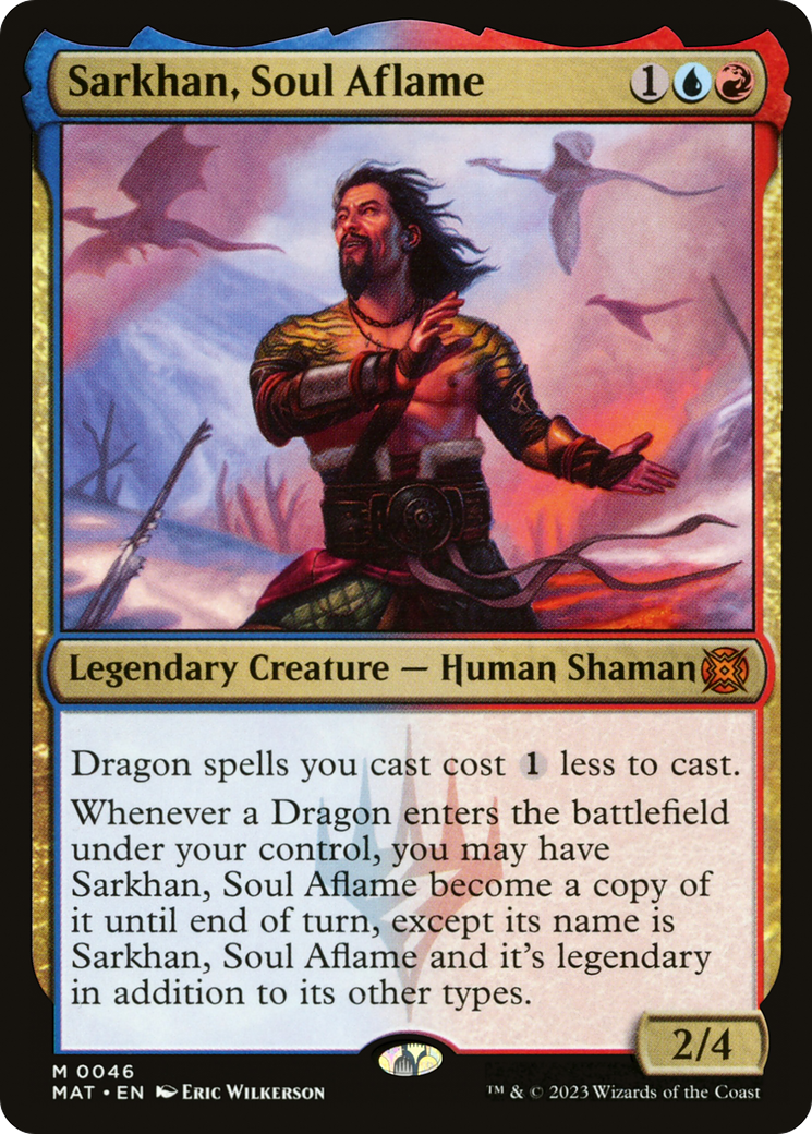 Sarkhan, Soul Aflame (MAT-046) - March of the Machine: The Aftermath Foil - Poke-Collect