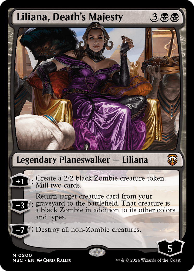 Liliana, Death's Majesty (M3C-200) - Modern Horizons 3 Commander - Poke-Collect