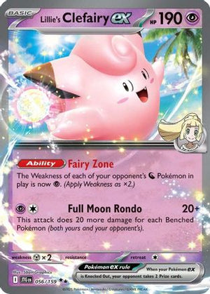 Lillie's Clefairy ex - 056/159 56 - SV09 Journey Together Holofoil - Poke-Collect