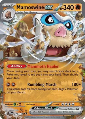 Mamoswine ex - 079/159 79 - SV09 Journey Together Holofoil - Poke-Collect
