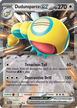 Dudunsparce ex - 121/159 121 - SV09 Journey Together Holofoil - Poke-Collect