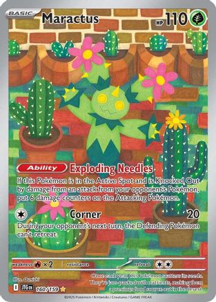 Maractus - 160/159 160 - SV09 Journey Together Holofoil - Poke-Collect