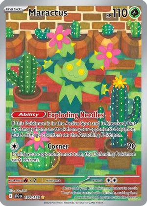 Maractus - 160/159 160 - SV09 Journey Together Holofoil - Poke-Collect
