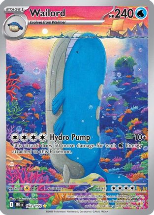 Wailord - 162/159 162 - SV09 Journey Together Holofoil - Poke-Collect