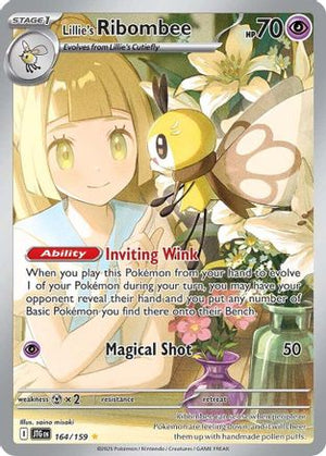 Lillie's Ribombee - 164/159 164 - SV09 Journey Together Holofoil - Poke-Collect