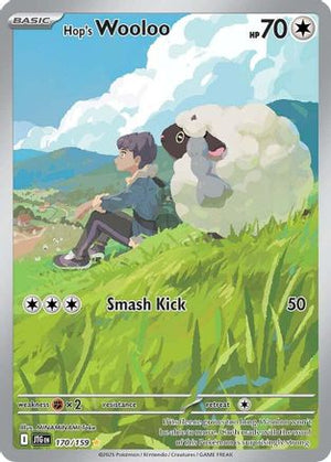 Hop's Wooloo - 170/159 170 - SV09 Journey Together Holofoil - Poke-Collect