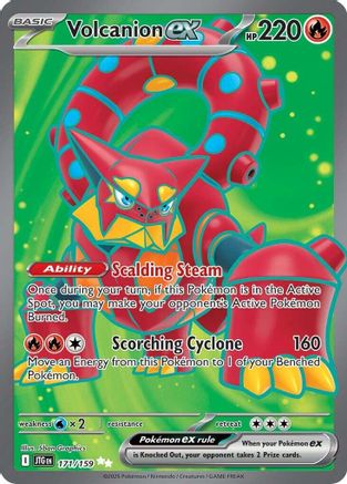 Volcanion ex - 171/159 171 - SV09 Journey Together Holofoil - Poke-Collect