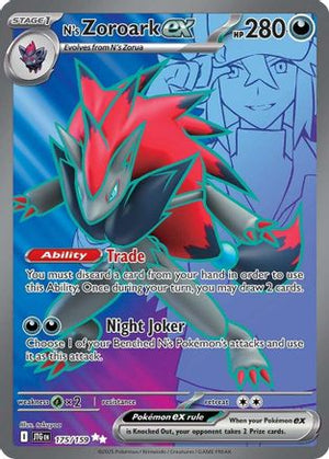 N's Zoroark ex - 175/159 175 - SV09 Journey Together Holofoil - Poke-Collect