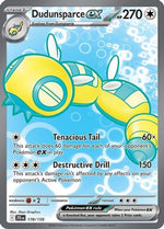 Dudunsparce ex - 178/159 178 - SV09 Journey Together Holofoil - Poke-Collect
