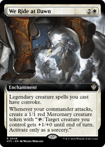 We Ride at Dawn (OTC-048) - Outlaws of Thunder Junction Commander: (Extended Art) - Poke-Collect