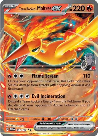 Team Rocket's Moltres ex 31 - SV10 Destined Rivals Holofoil - Poke-Collect