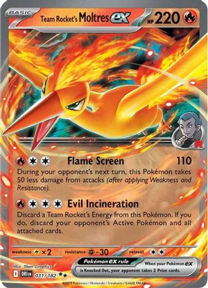 Team Rocket's Moltres ex 31 - SV10 Destined Rivals Holofoil - Poke-Collect