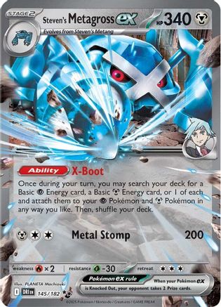 Steven's Metagross ex 145 - SV10 Destined Rivals Holofoil - Poke-Collect