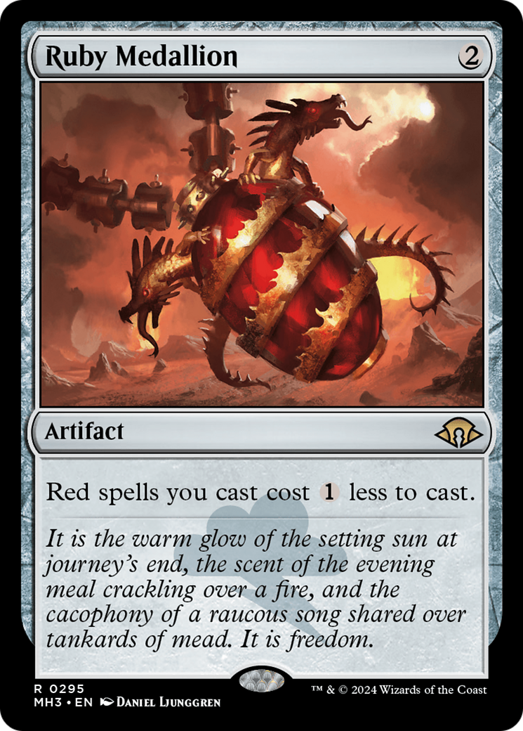 Ruby Medallion (MH3-295) - Modern Horizons 3 - Poke-Collect