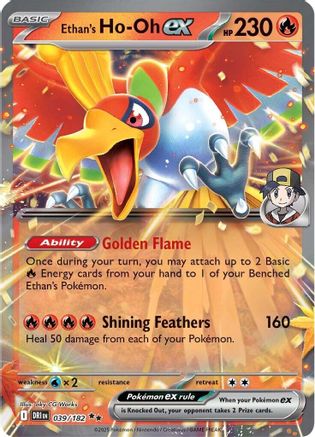 Ethan's Ho-Oh ex - 039/182 39 - SV10 Destined Rivals Holofoil - Poke-Collect
