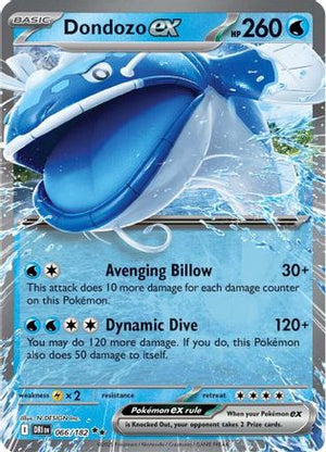 Dondozo ex - 066/182 66 - SV10 Destined Rivals Holofoil - Poke-Collect