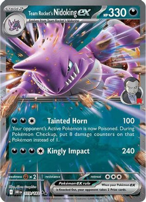 Team Rocket's Nidoking ex - 119/182 119 - SV10 Destined Rivals Holofoil - Poke-Collect