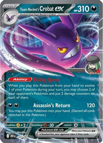Team Rocket's Crobat ex - 122/182 122 - SV10 Destined Rivals Holofoil - Poke-Collect