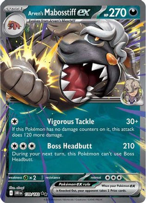 Arven's Mabosstiff ex - 139/182 139 - SV10 Destined Rivals Holofoil - Poke-Collect