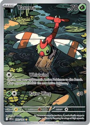 Yanma - 183/182 183 - SV10 Destined Rivals Holofoil - Poke-Collect